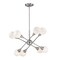 Z-Lite Tian 8 Light Pendant, Brushed Nickel & Matte Opal 616-8C-BN - alternate 6